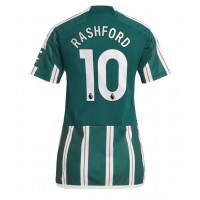 Dámy Fotbalový dres Manchester United Marcus Rashford #10 2023-24 Venkovní Krátký Rukáv